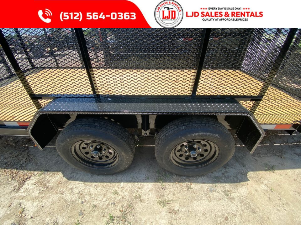 New 2026 Lacosta - 83" x 16' - 4' Walls - Trash Trailer
