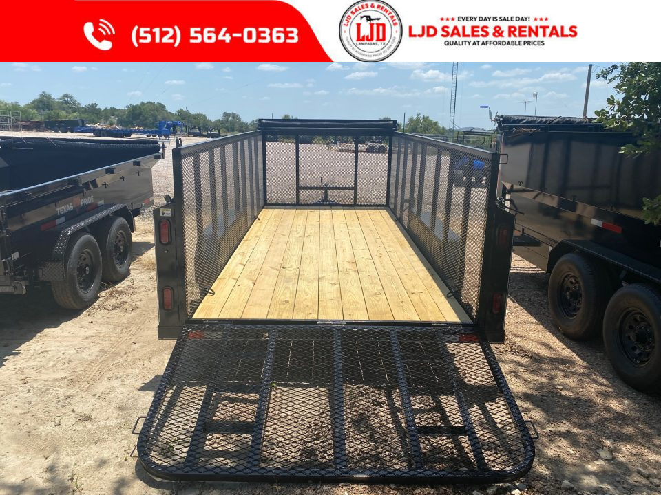 New 2026 Lacosta - 83" x 16' - 4' Walls - Trash Trailer