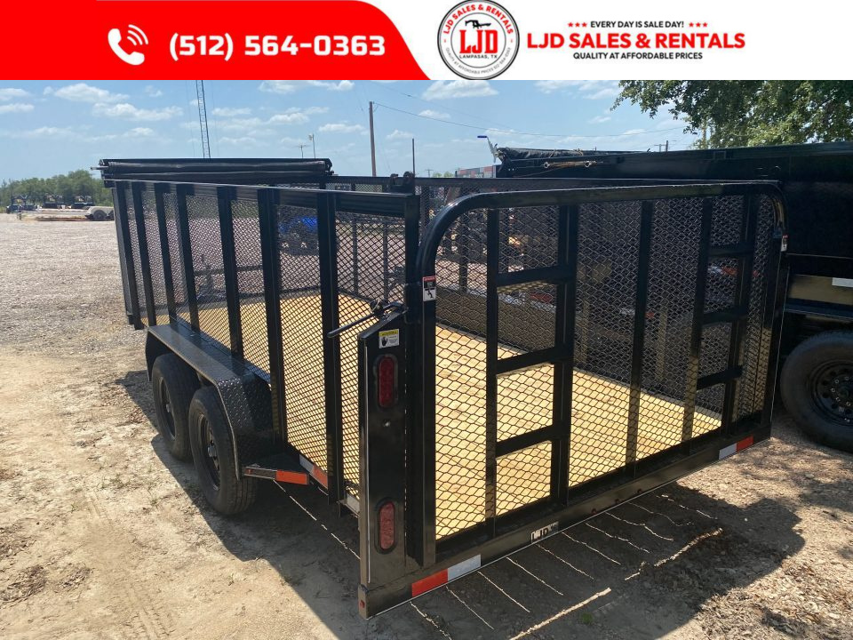 New 2026 Lacosta - 83" x 16' - 4' Walls - Trash Trailer