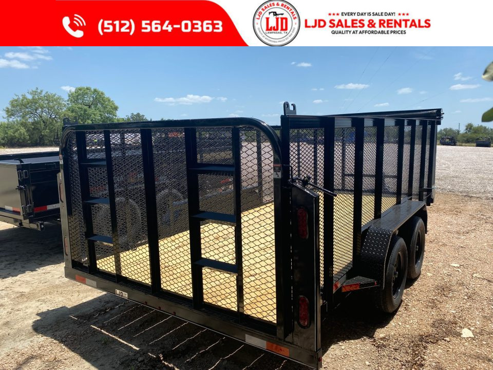 New 2026 Lacosta - 83" x 16' - 4' Walls - Trash Trailer