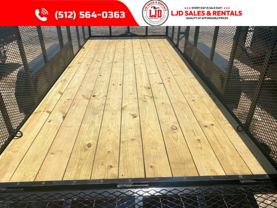 New 2026 Lacosta - 83" x 16' - 4' Walls - Trash Trailer