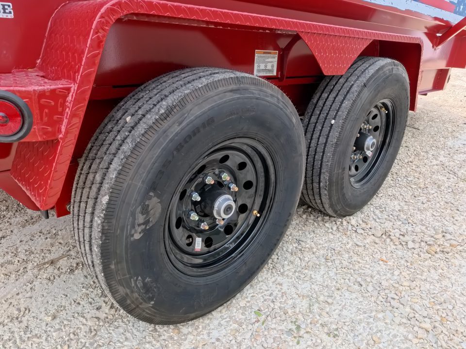 New 2027 Iron Bull 83 x 14 DWB ***America 250*** Dump Trailer with 14Ply Tires, Aluminum Ramps, 14K GVWR & America 250 Decals