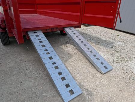 New 2027 Iron Bull 83 x 14 DWB ***America 250*** Dump Trailer with 14Ply Tires, Aluminum Ramps, 14K GVWR & America 250 Decals
