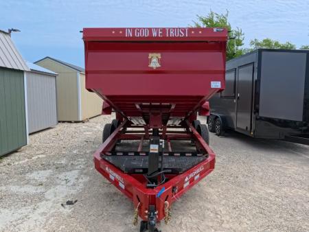 New 2027 Iron Bull 83 x 14 DWB ***America 250*** Dump Trailer with 14Ply Tires, Aluminum Ramps, 14K GVWR & America 250 Decals