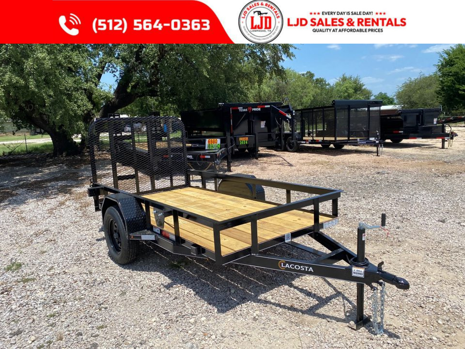 New 2026 Lacosta - 5' X 10' - Utility Trailer