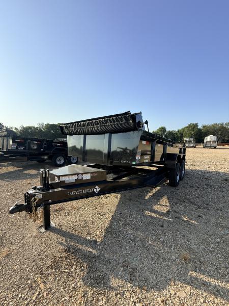 New 2026 Diamond T 83 in x 16 ft Low Profile Dump 160 24  Sides Dump Trailer