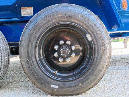 New 2027 Iron Bull 83 x 16 DWB **AMERICA 250** Dump Trailer -48" Sides, 16K GVWR, 16 Ply Black Single Tires, Solar Panel Charger, Aluminum Ramps