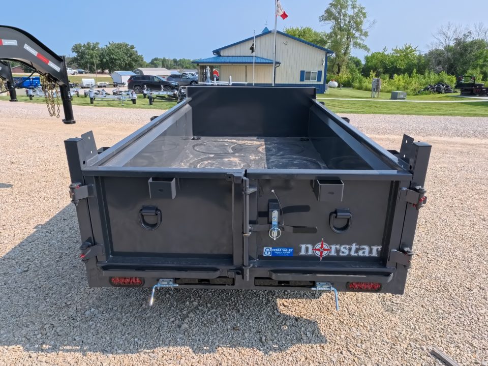 New 2027 Norstar 60 X 10 DCB Dump Trailer with 2) 3500 lb. Axles, 8 Ply Tires - Gray