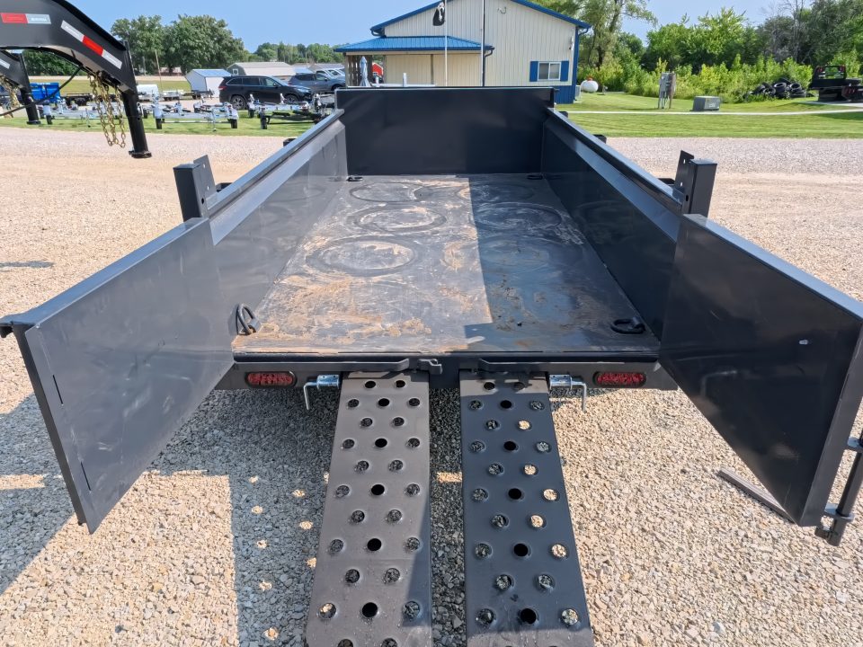 New 2027 Norstar 60 X 10 DCB Dump Trailer with 2) 3500 lb. Axles, 8 Ply Tires - Gray