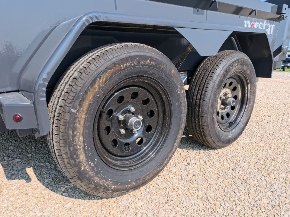 New 2027 Norstar 60 X 10 DCB Dump Trailer with 2) 3500 lb. Axles, 8 Ply Tires - Gray