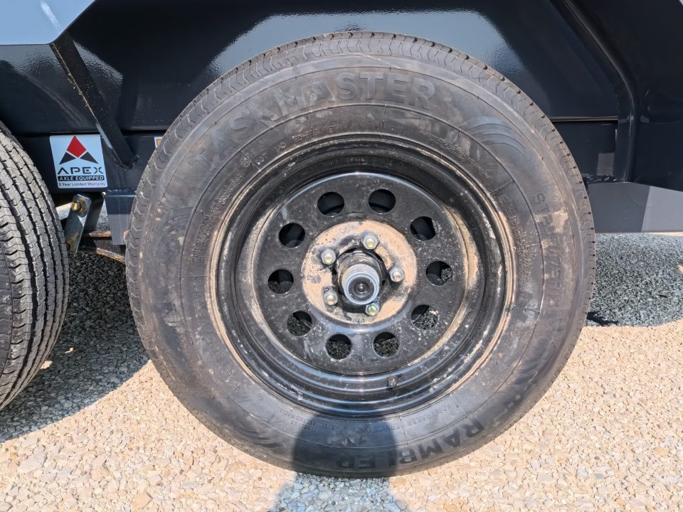 New 2027 Norstar 60 X 10 DCB Dump Trailer with 2) 3500 lb. Axles, 8 Ply Tires - Gray