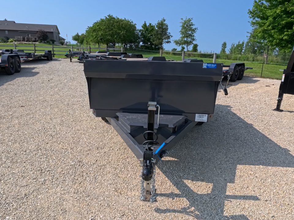 New 2027 Norstar 60 X 10 DCB Dump Trailer with 2) 3500 lb. Axles, 8 Ply Tires - Gray