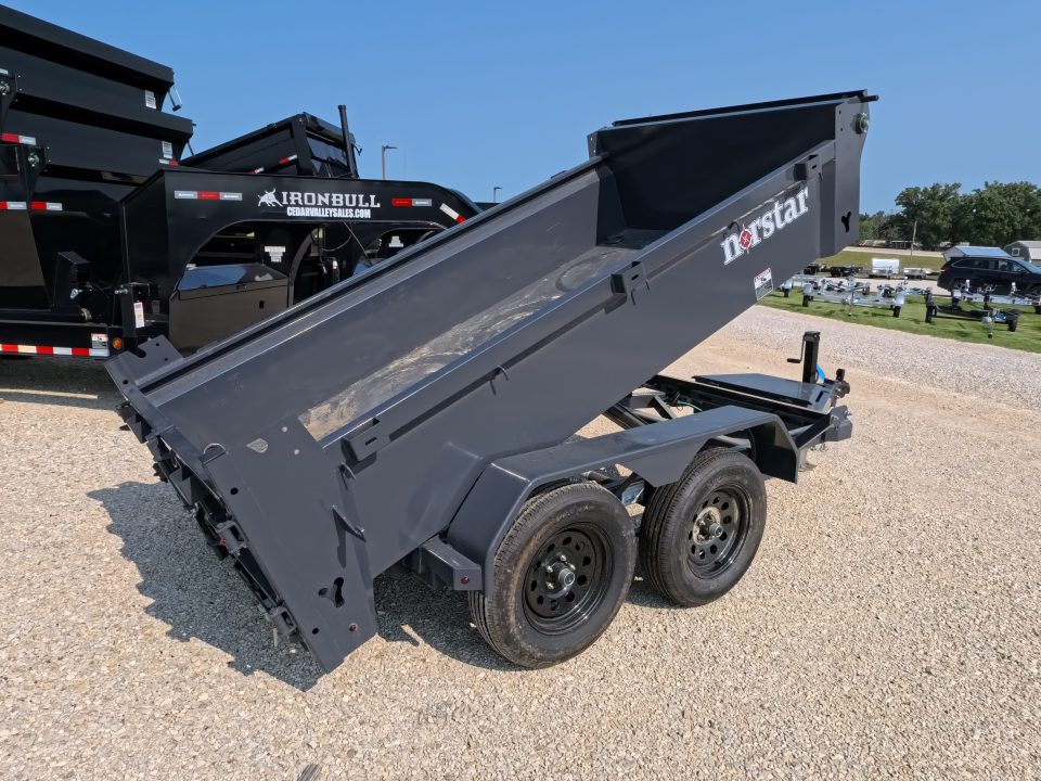 New 2027 Norstar 60 X 10 DCB Dump Trailer with 2) 3500 lb. Axles, 8 Ply Tires - Gray
