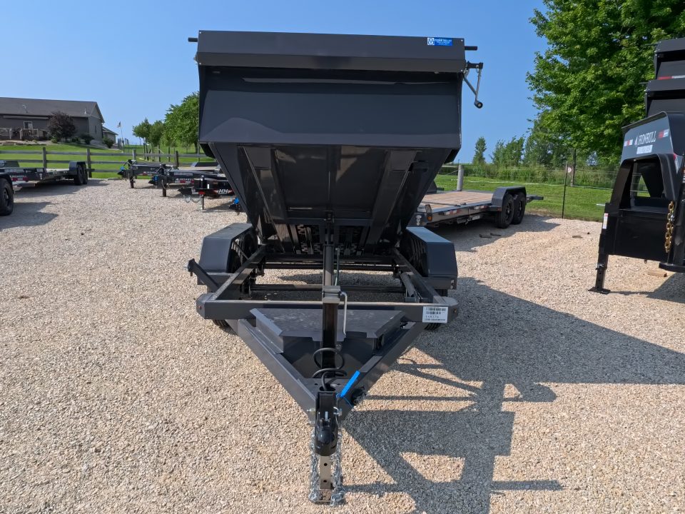 New 2027 Norstar 60 X 10 DCB Dump Trailer with 2) 3500 lb. Axles, 8 Ply Tires - Gray