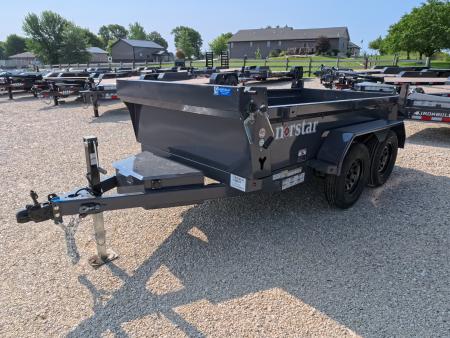 New 2027 Norstar 60 X 10 DCB Dump Trailer with 2) 3500 lb. Axles, 8 Ply Tires - Gray