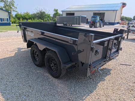 New 2027 Norstar 60 X 10 DCB Dump Trailer with 2) 3500 lb. Axles, 8 Ply Tires - Gray