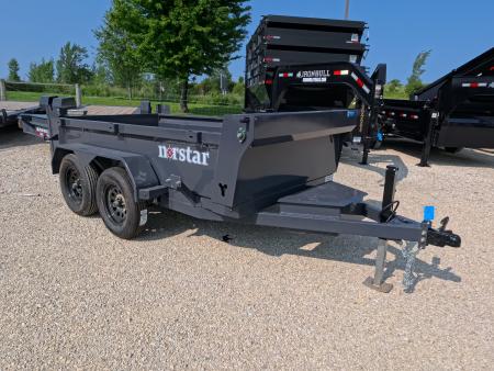 New 2027 Norstar 60 X 10 DCB Dump Trailer with 2) 3500 lb. Axles, 8 Ply Tires - Gray