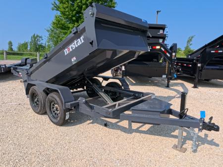 New 2027 Norstar 60 X 10 DCB Dump Trailer with 2) 3500 lb. Axles, 8 Ply Tires - Gray