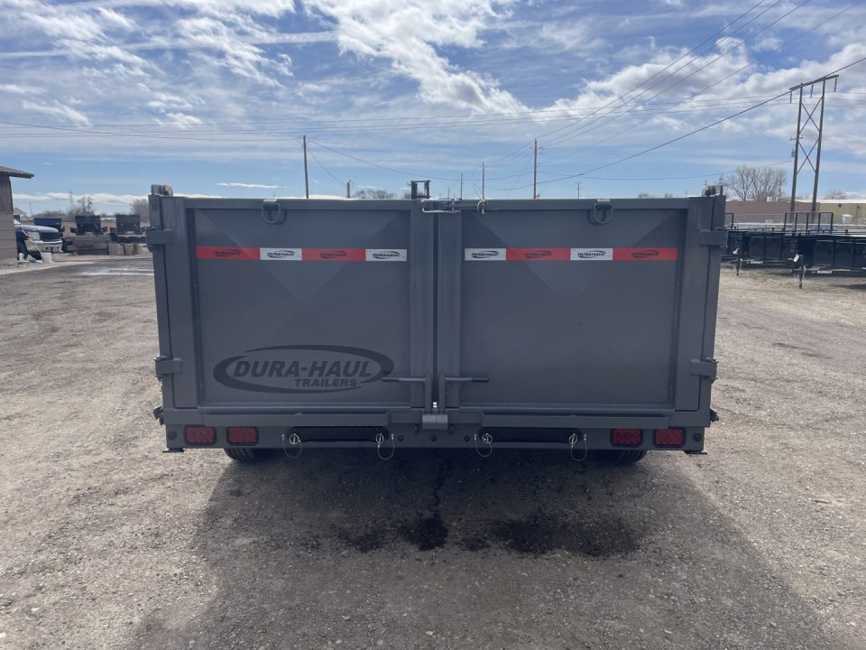 New 2026 Dura-Haul 7x14 14k 3' High Side Dump Trailer with Telescopic Lift