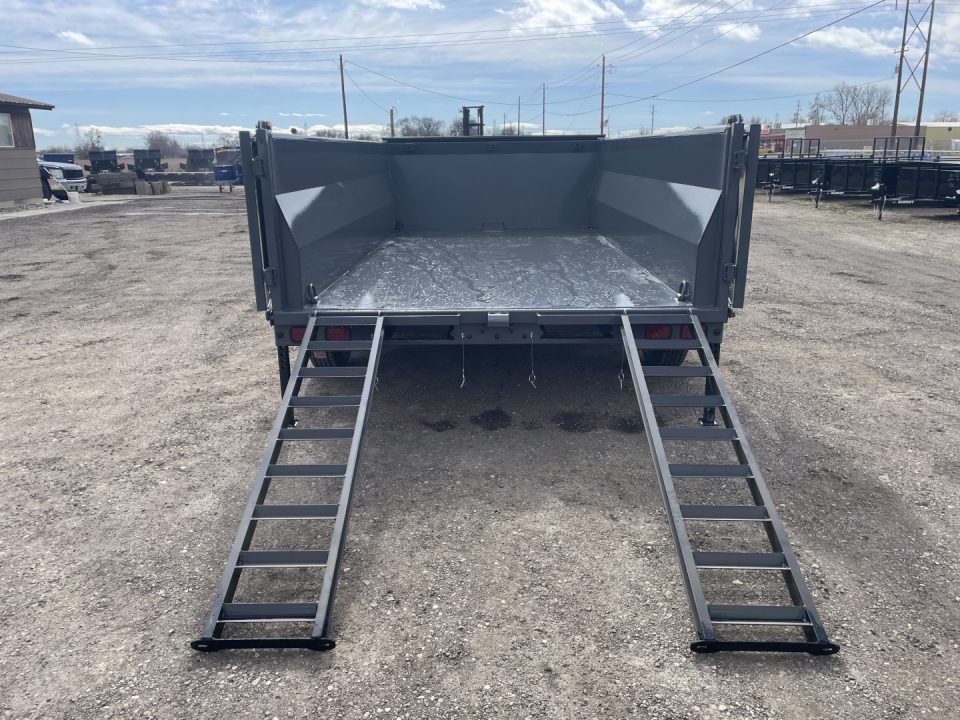 New 2026 Dura-Haul 7x14 14k 3' High Side Dump Trailer with Telescopic Lift