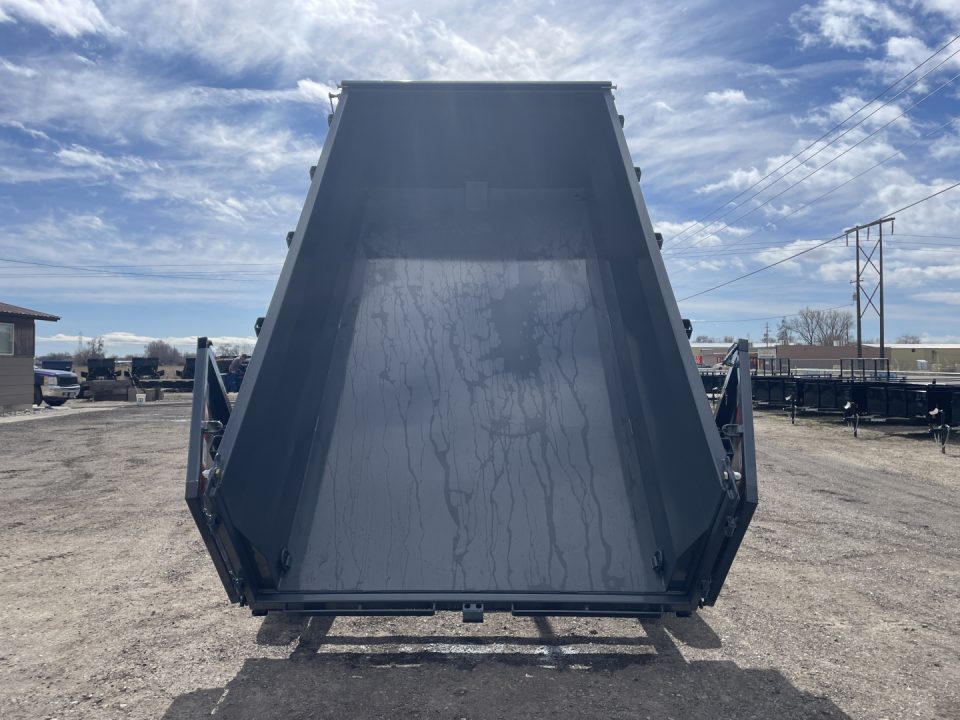 New 2026 Dura-Haul 7x14 14k 3' High Side Dump Trailer with Telescopic Lift