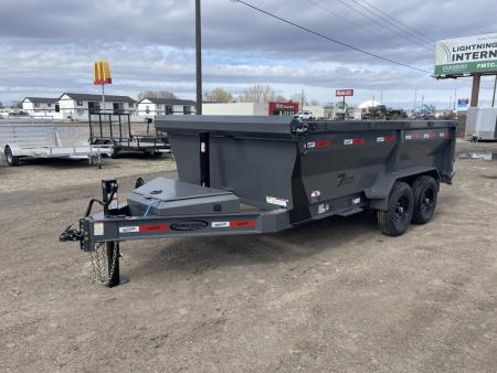 New 2026 Dura-Haul 7x14 14k 3' High Side Dump Trailer with Telescopic Lift