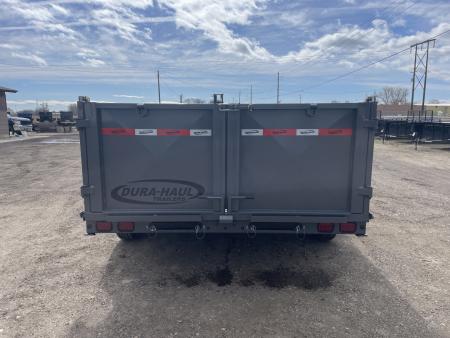 New 2026 Dura-Haul 7x14 14k 3' High Side Dump Trailer with Telescopic Lift