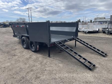 New 2026 Dura-Haul 7x14 14k 3' High Side Dump Trailer with Telescopic Lift