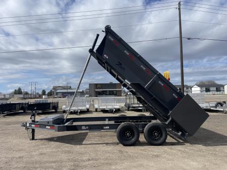 New 2026 Dura-Haul 7x14 14k 3' High Side Dump Trailer with Telescopic Lift