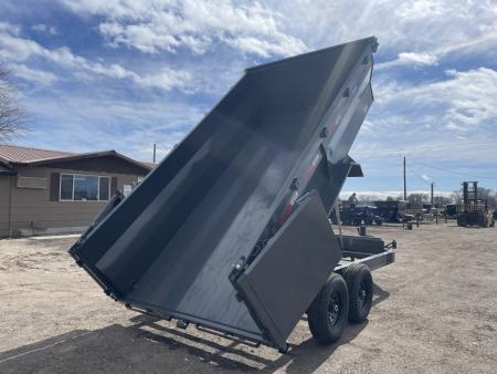 New 2026 Dura-Haul 7x14 14k 3' High Side Dump Trailer with Telescopic Lift