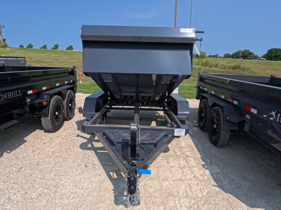 New 2027 Norstar 60 X 10 DCB Dump Trailer with 2) 3500 lb. Axles, 8 Ply Tires - Gray