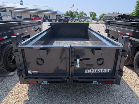 New 2027 Norstar 60 X 10 DCB Dump Trailer with 2) 3500 lb. Axles, 8 Ply Tires - Gray