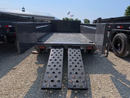 New 2027 Norstar 60 X 10 DCB Dump Trailer with 2) 3500 lb. Axles, 8 Ply Tires - Gray