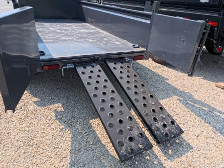 New 2027 Norstar 60 X 10 DCB Dump Trailer with 2) 3500 lb. Axles, 8 Ply Tires - Gray