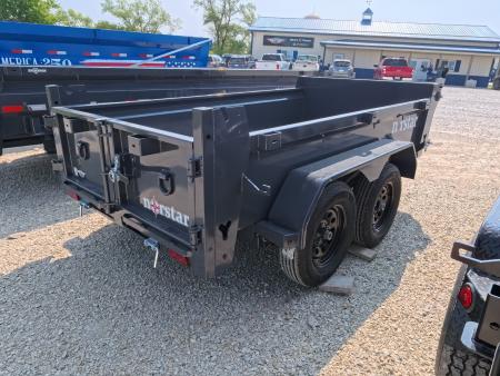 New 2027 Norstar 60 X 10 DCB Dump Trailer with 2) 3500 lb. Axles, 8 Ply Tires - Gray