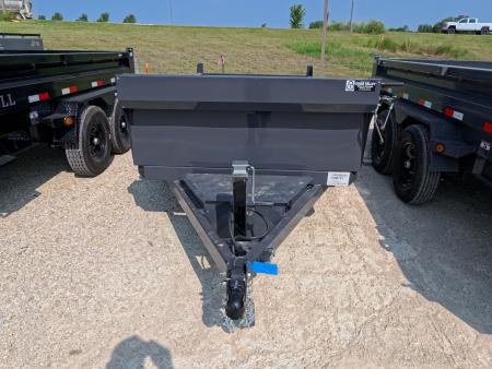 New 2027 Norstar 60 X 10 DCB Dump Trailer with 2) 3500 lb. Axles, 8 Ply Tires - Gray