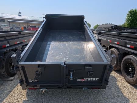 New 2027 Norstar 60 X 10 DCB Dump Trailer with 2) 3500 lb. Axles, 8 Ply Tires - Gray