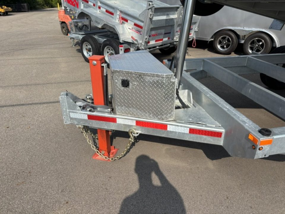 New 2026 N & N Trailers 7x14 Galvanized Dump Trailer