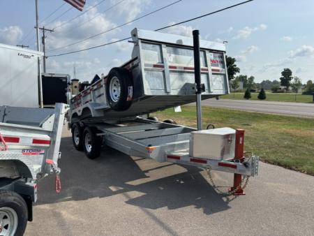 New 2026 N & N Trailers 7x14 Galvanized Dump Trailer