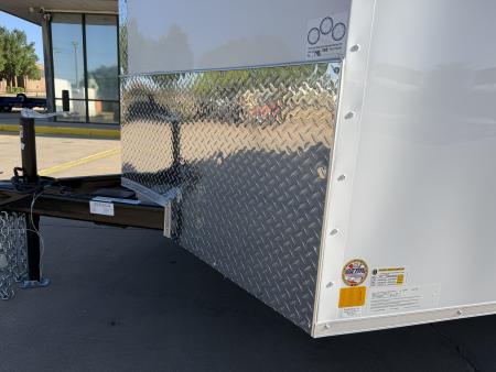 New #056804 2027 FOREST RIVER TA2 7 X 14 TANDEM AXLE 7K ENCLOSED W/ REAR DOUBLE DOORS