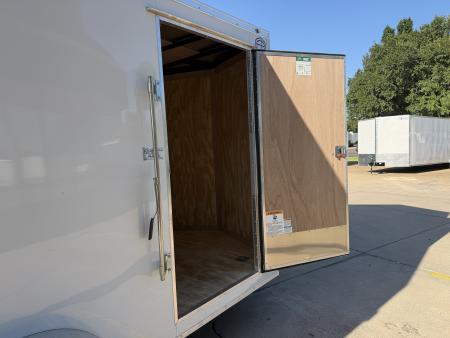 New #056804 2027 FOREST RIVER TA2 7 X 14 TANDEM AXLE 7K ENCLOSED W/ REAR DOUBLE DOORS