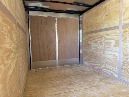 New #056804 2027 FOREST RIVER TA2 7 X 14 TANDEM AXLE 7K ENCLOSED W/ REAR DOUBLE DOORS