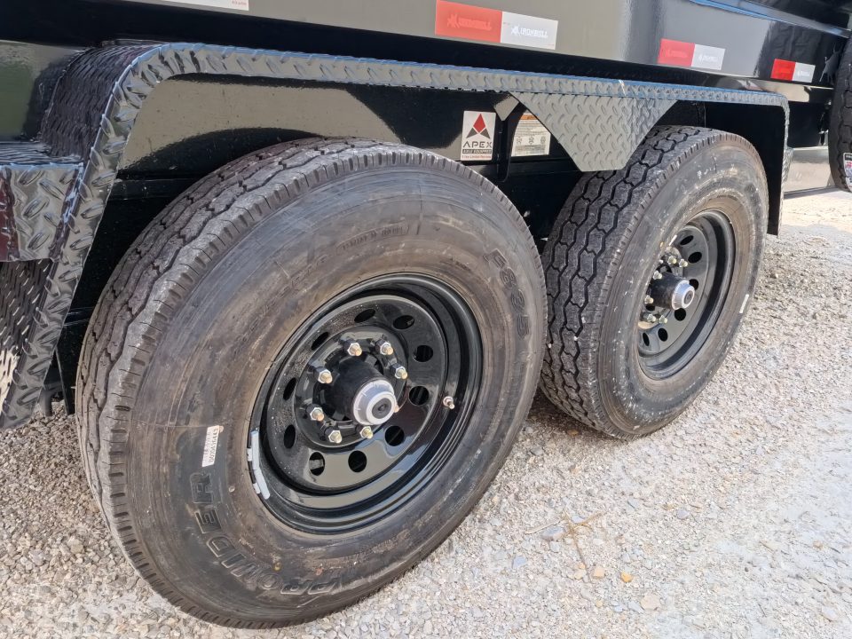 New 2026 Iron Bull 83 x 14 DWB Dump Trailer, 14,999 GVWR, 14Ply Tires, Solar Panel Charger, Hydraulic Jack