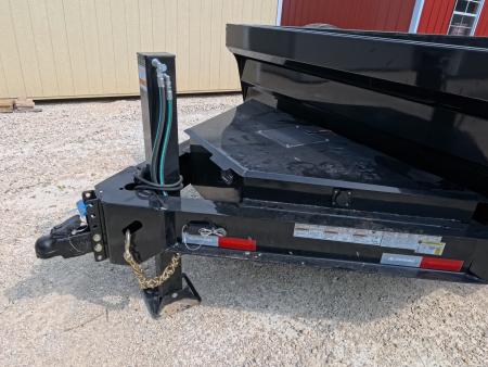 New 2026 Iron Bull 83 x 14 DWB Dump Trailer, 14,999 GVWR, 14Ply Tires, Solar Panel Charger, Hydraulic Jack