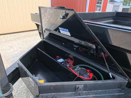 New 2026 Iron Bull 83 x 14 DWB Dump Trailer, 14,999 GVWR, 14Ply Tires, Solar Panel Charger, Hydraulic Jack