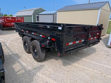 New 2026 Iron Bull 83 x 14 DWB Dump Trailer, 14,999 GVWR, 14Ply Tires, Solar Panel Charger, Hydraulic Jack