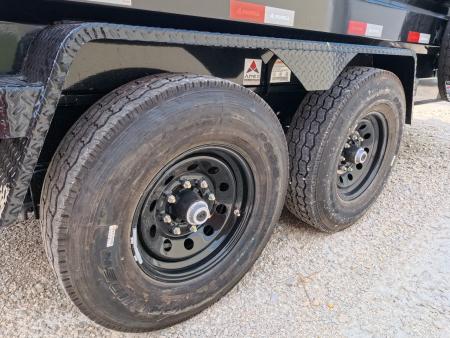 New 2026 Iron Bull 83 x 14 DWB Dump Trailer, 14,999 GVWR, 14Ply Tires, Solar Panel Charger, Hydraulic Jack