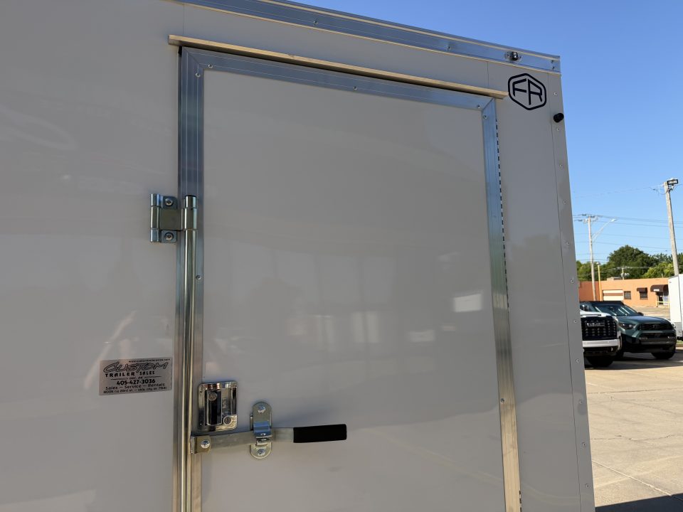 New #056805 2027 FOREST RIVER TA2 7 X 14 TANDEM AXLE 7K ENCLOSED W/ REAR RAMP DOOR