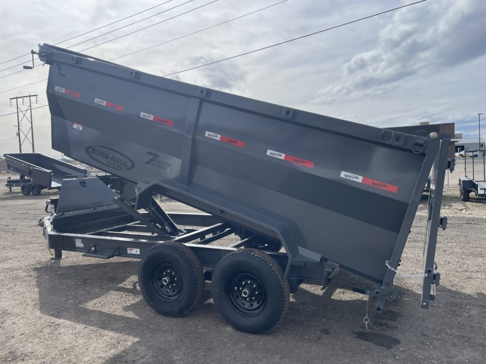 New 2026 Dura-Haul 7X14 16K High Side Dump Trailer