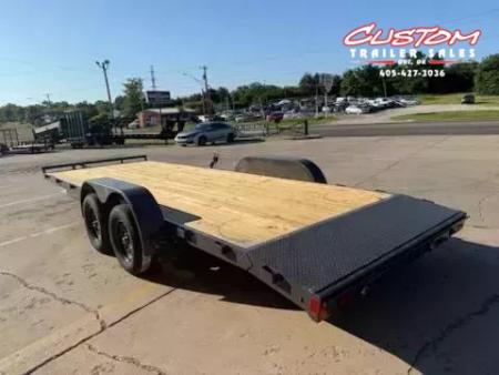 New #157781 2027 LAMAR CE 22 X 83 TANDEM AXLE 7K WOOD FLOOR CAR HAULER